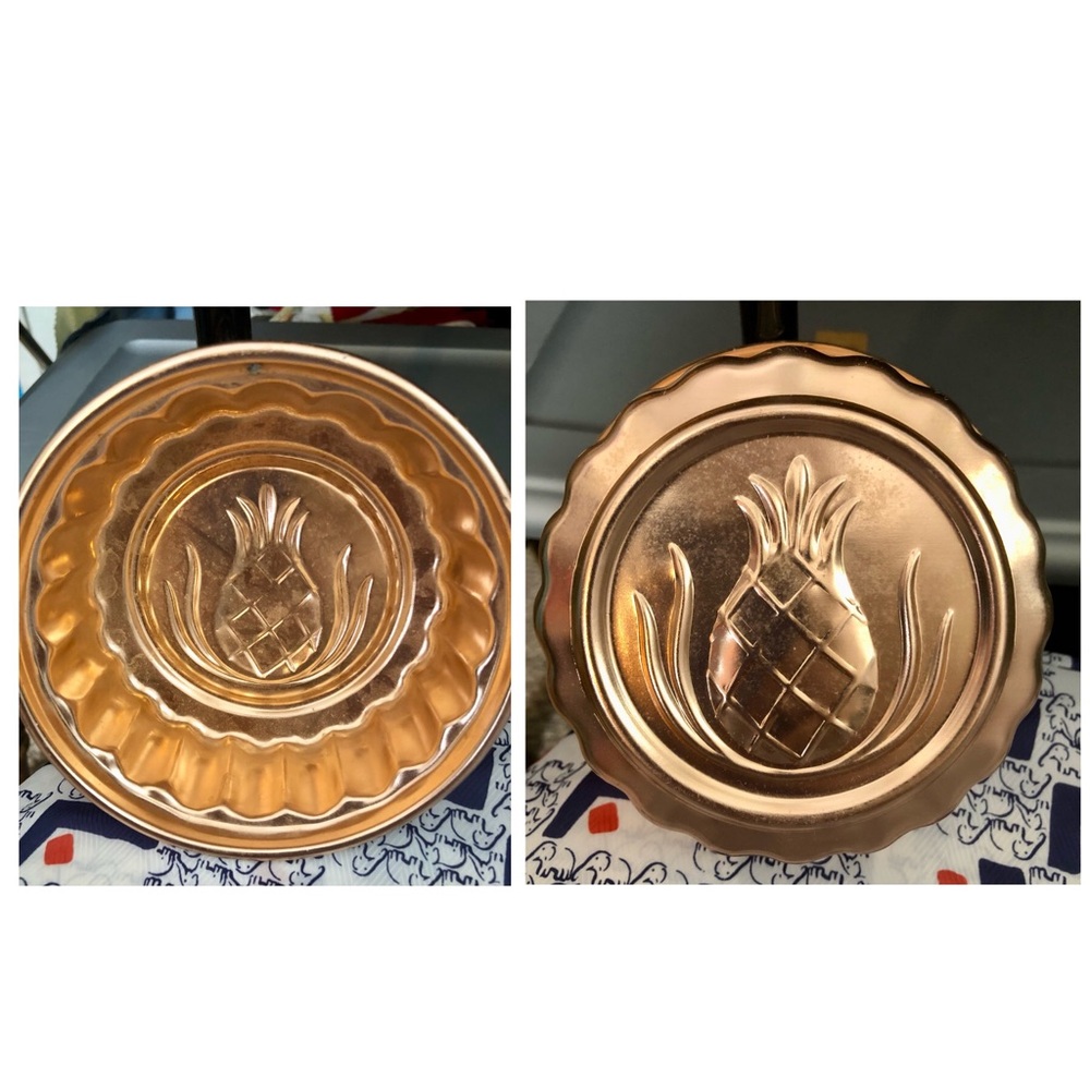 Vintage! Copper Toned Scottish Thistle (Jello/Baking) Molds Kitchen Decor 80s - Picture 5 of 8